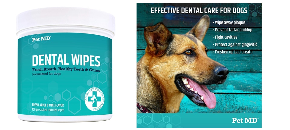 Pet md Dental Wipes