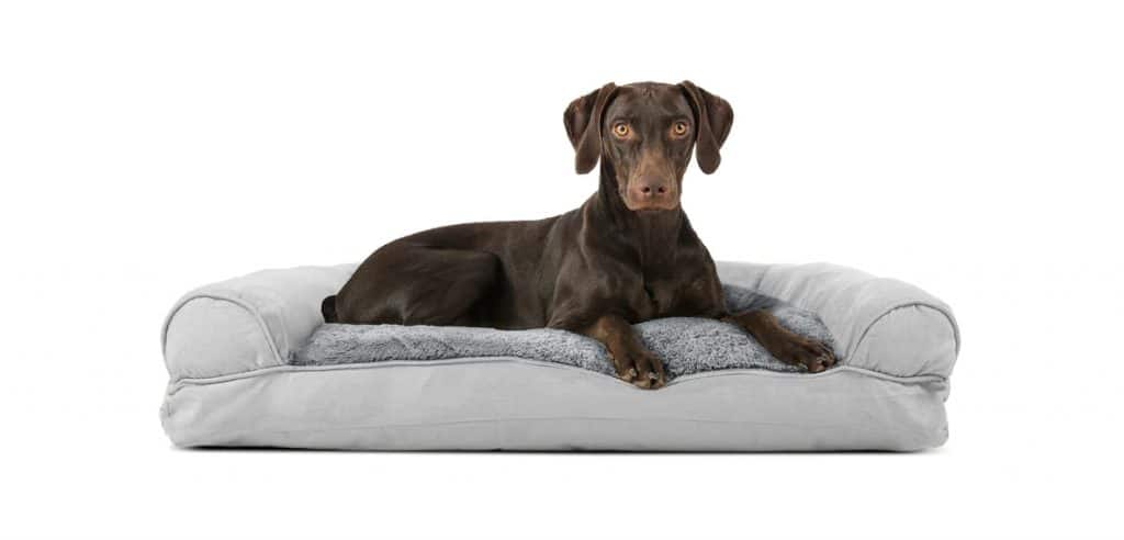Furhaven Pet Plush Sofa Orthopedic Dog Bed