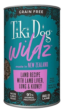 Tiki Dog Wildz Lamb Recipe Dog Food